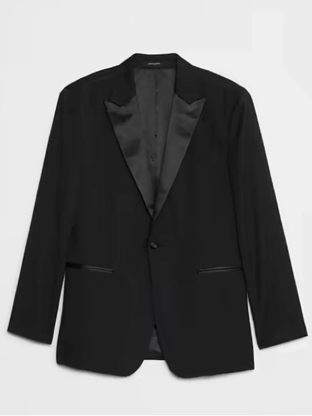 🎩 Banana Republic Luxe Tuxedo Suit Jacket 48R